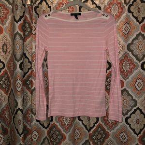 Long sleeve striped top